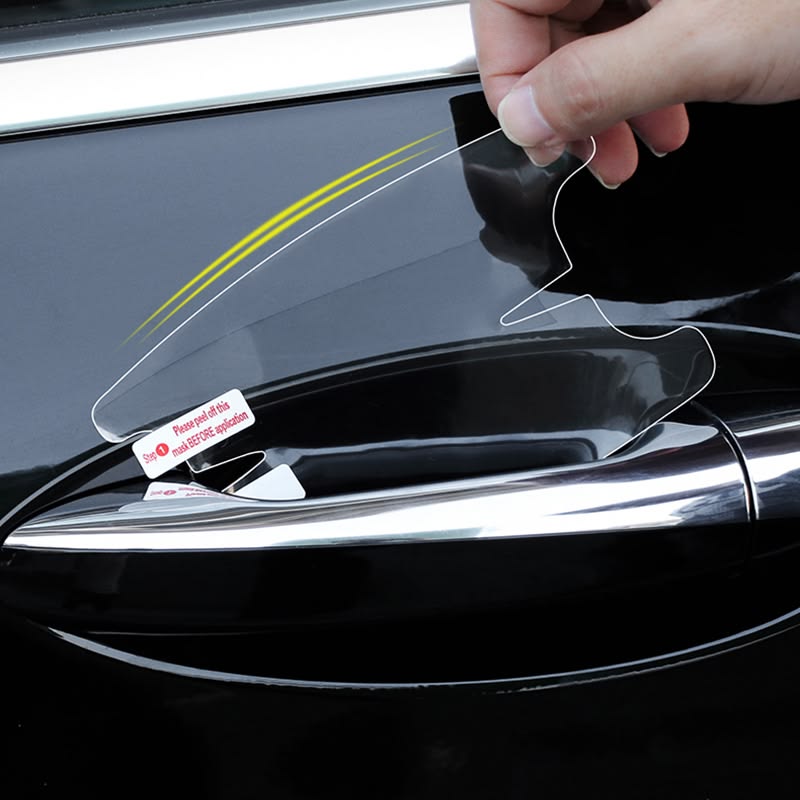 Car Door's Handle Protector Sticker Transparent - Universal