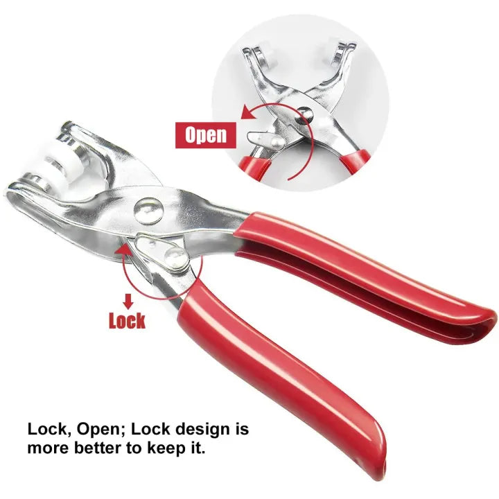 Five-claw Clip Stainless Steel Clamp Four-point Clip Clothing Button Baby Installation Tool