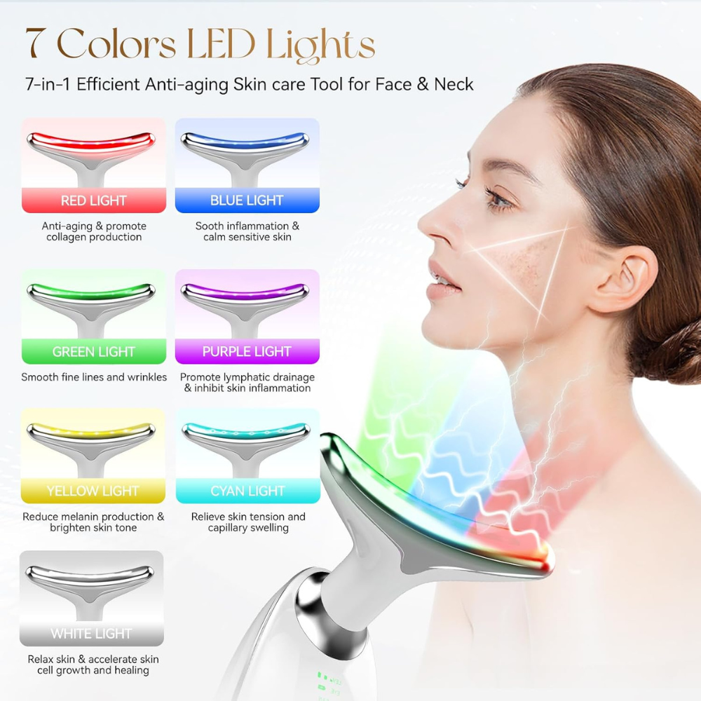 Red Light Therapy Face Massager, Skin Lift Device