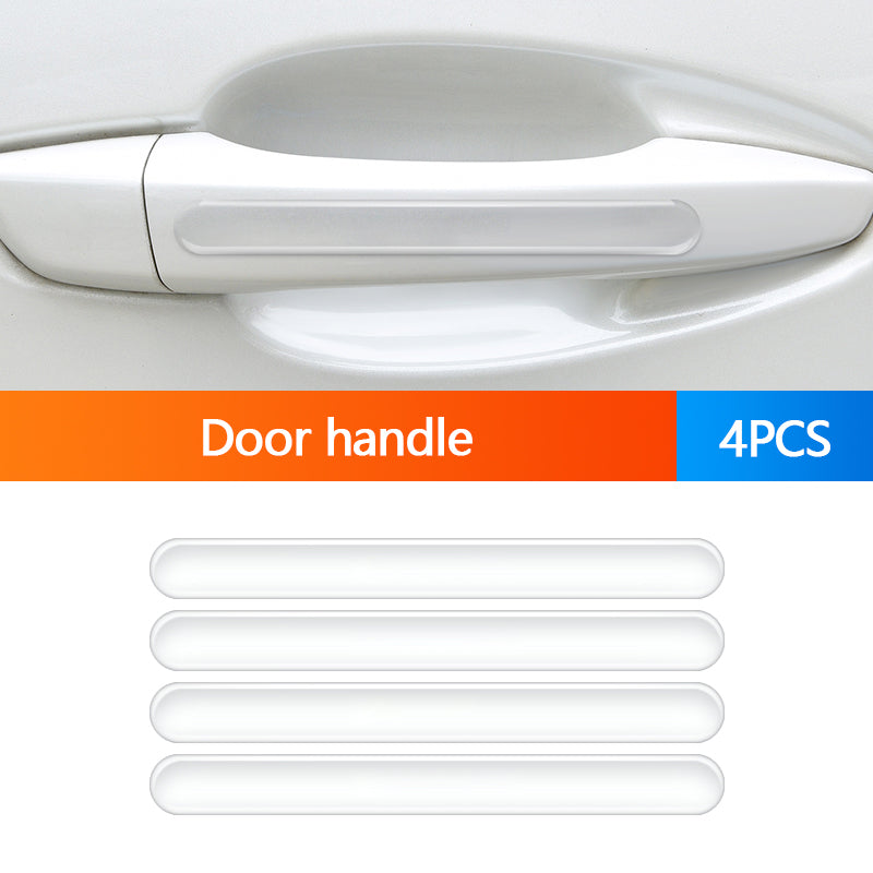Car Door's Handle Protector Sticker Transparent - Universal