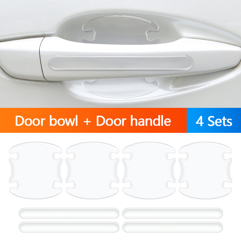 Car Door's Handle Protector Sticker Transparent - Universal
