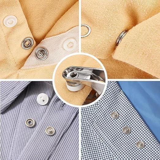 Five-claw Clip Stainless Steel Clamp Four-point Clip Clothing Button Baby Installation Tool