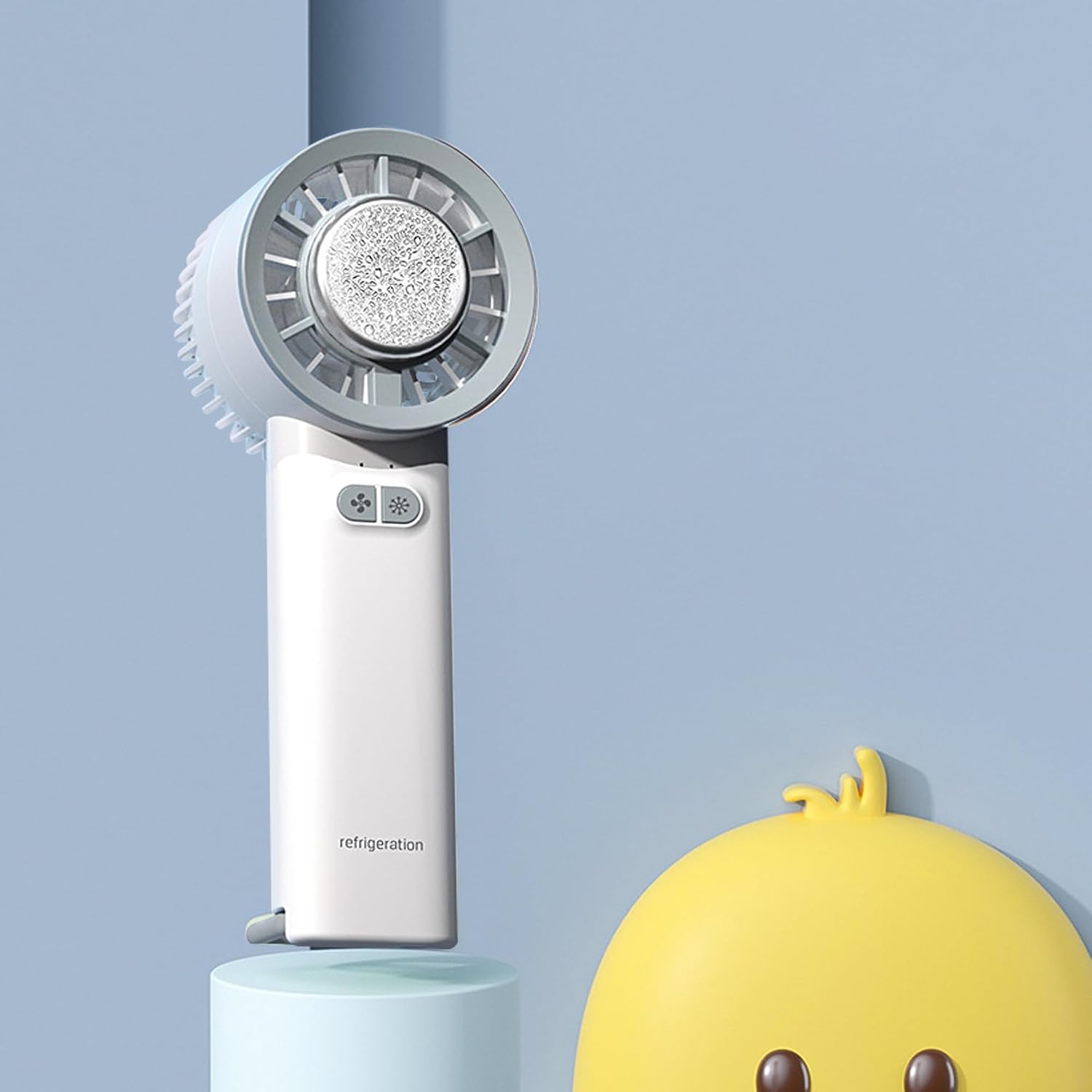 Portable Handheld Fan with Refrigeration Mode | Battery Operated Rechargeable USB Fan