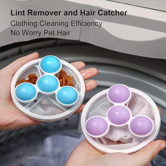 Filter Bag for Washing Machine Lint Catcher Pet Hair Catcher for Laundry
