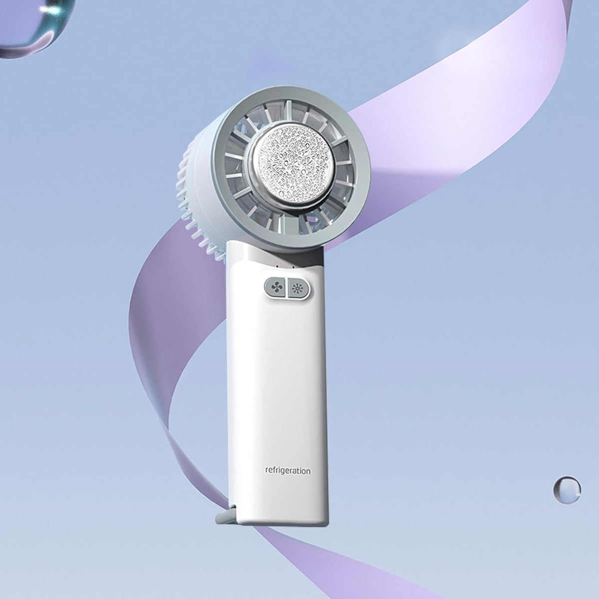 Rechargeable Handheld Fan with Cooling Plate
