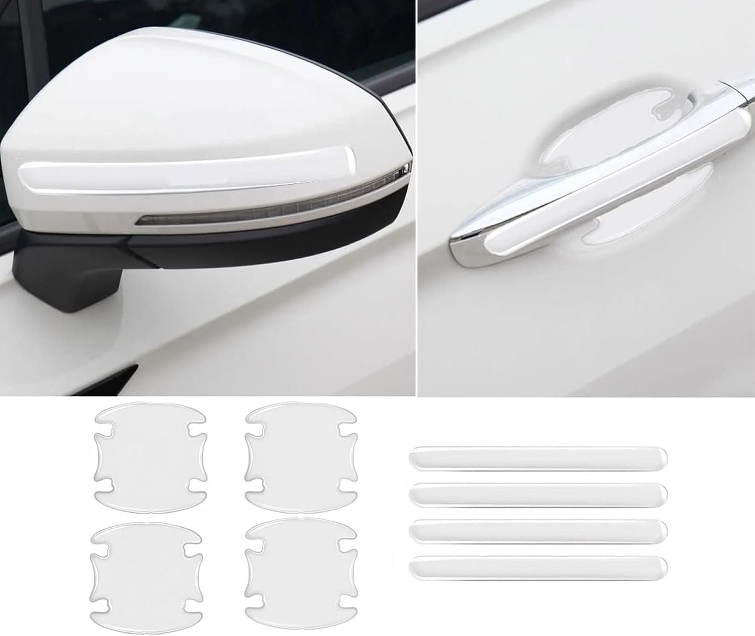 Car Door's Handle Protector Sticker Transparent - Universal