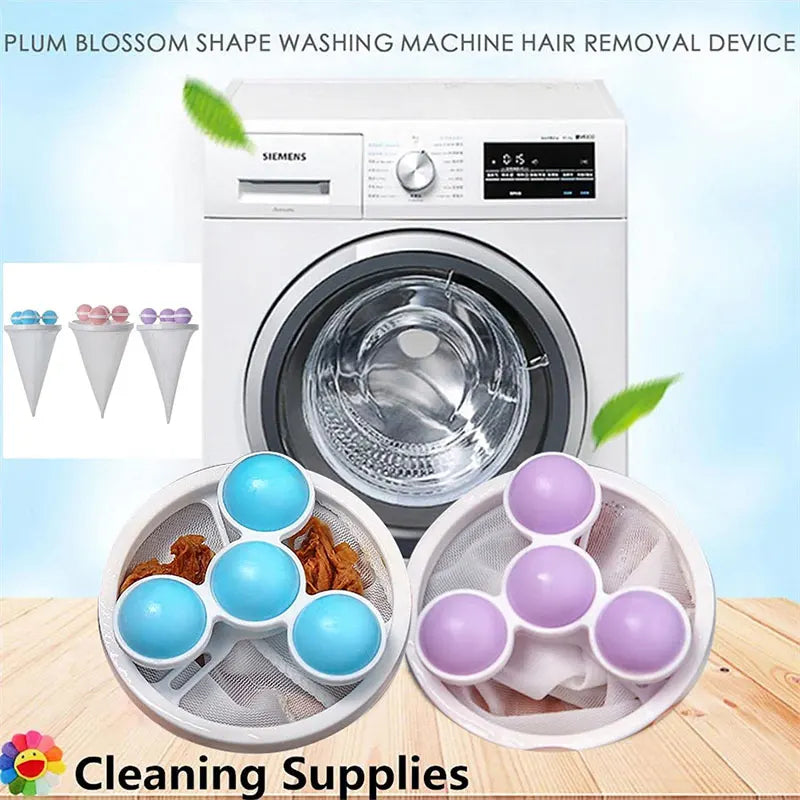 Floating Washing Machine Lint Filter Bag (Pack of 4)