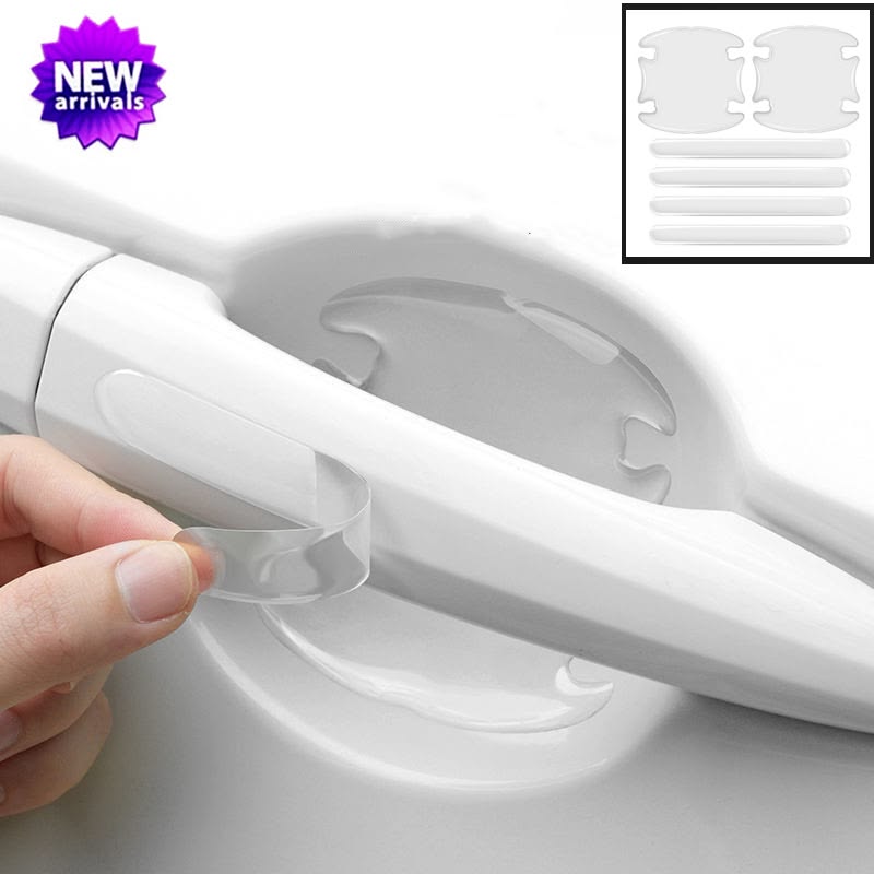 Car Door's Handle Protector Sticker Transparent - Universal