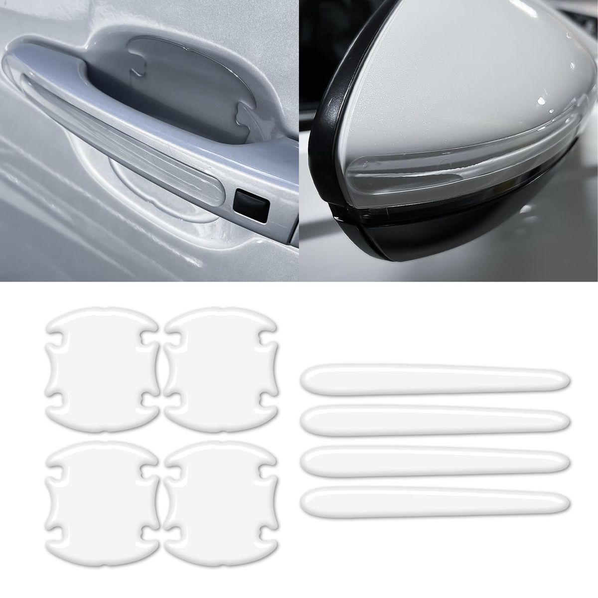 Car Door's Handle Protector Sticker Transparent - Universal