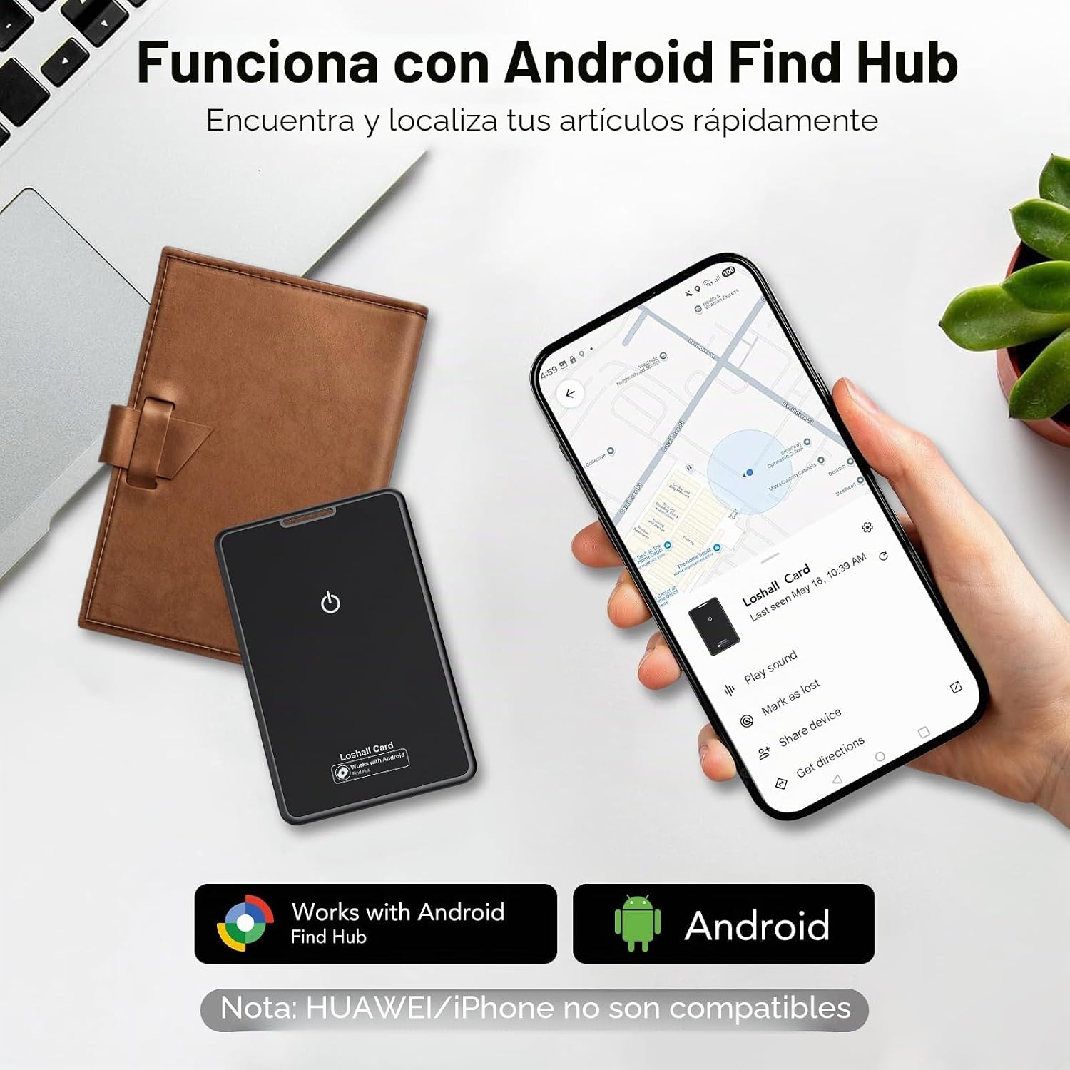 2026 New Bluetooth 5.4, Wallet Smart Tracker Card, 6 Years Battery