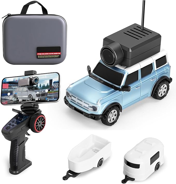 RC Drift Car | HD Camera with Real‑time Video | Remote Control With LED Lights