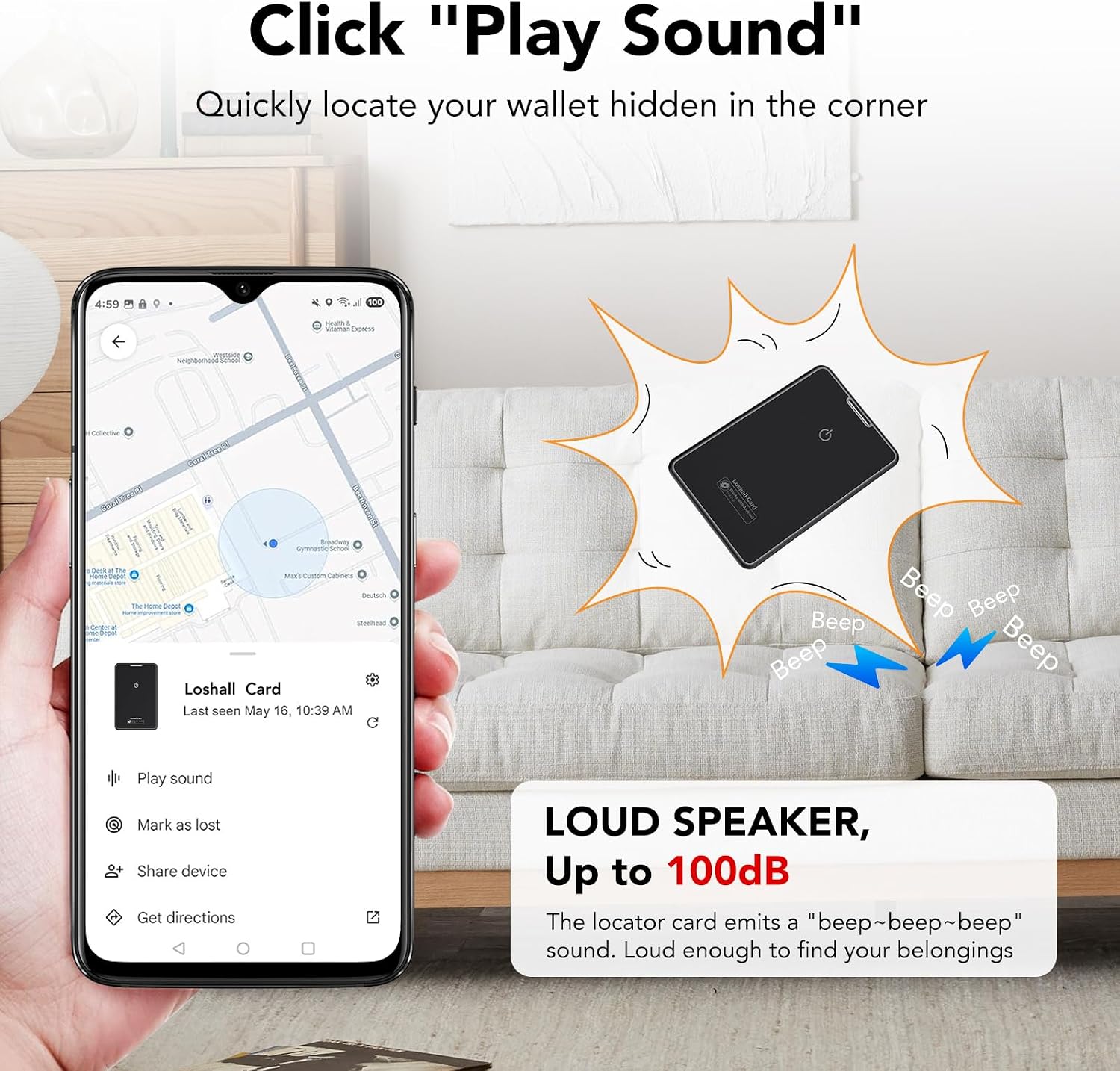 2026 New Bluetooth 5.4, Wallet Smart Tracker Card, 6 Years Battery