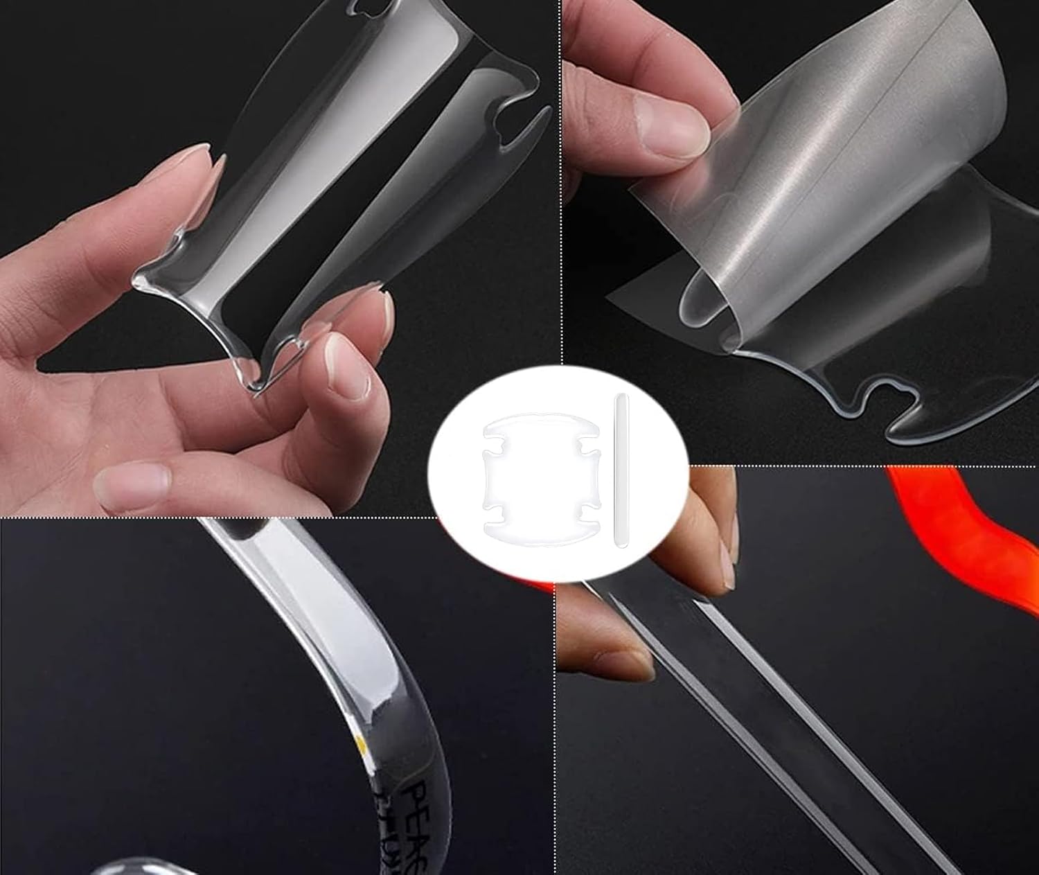 Car Door's Handle Protector Sticker Transparent - Universal