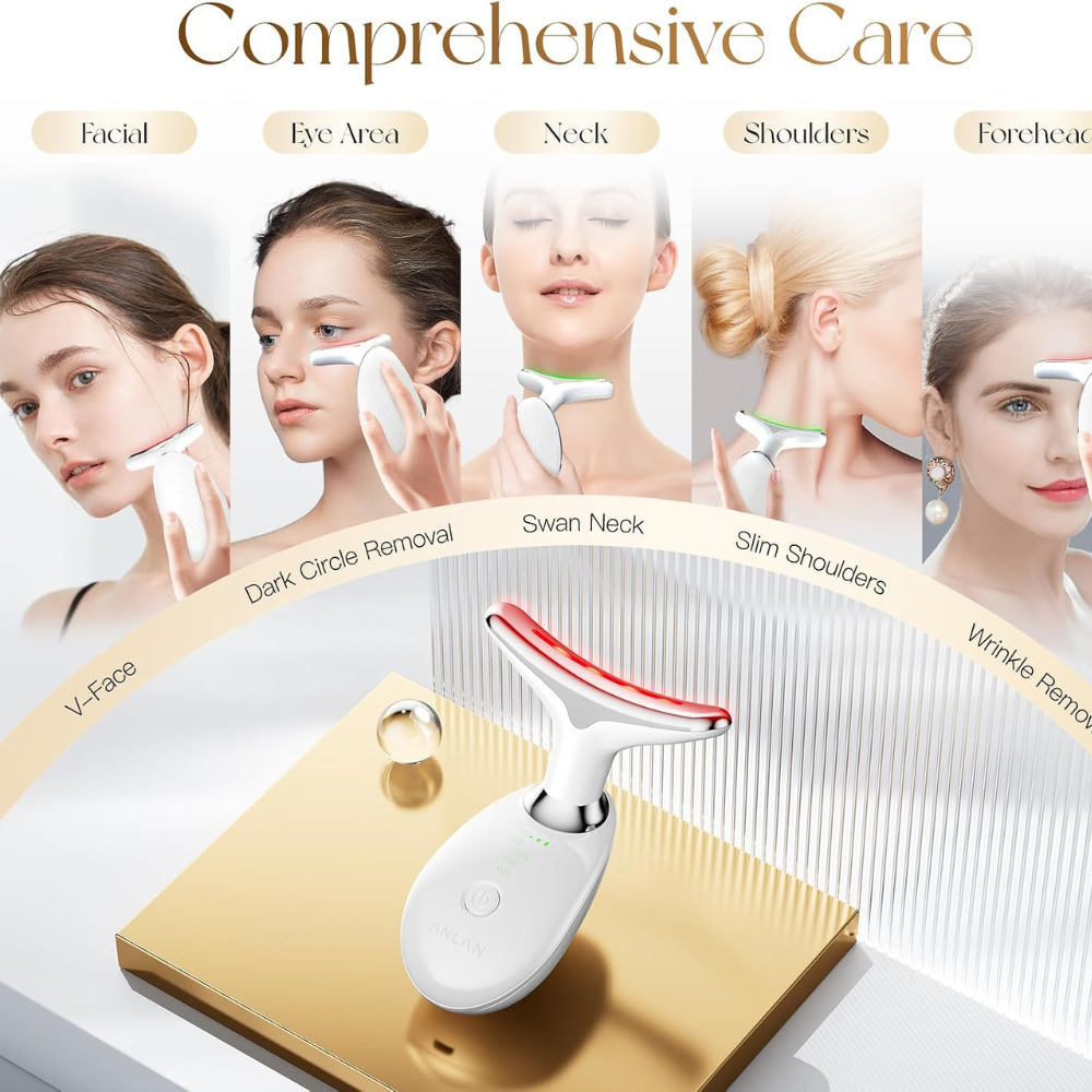 Red Light Therapy Face Massager, Skin Lift Device