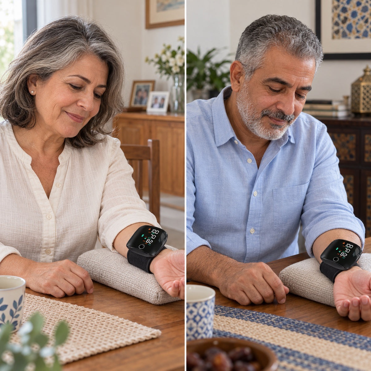 Rechargeable Wrist Blood Pressure Monitor with Voice Readout