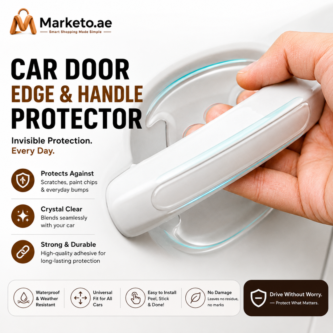 Car Door's Handle Protector Sticker Transparent - Universal