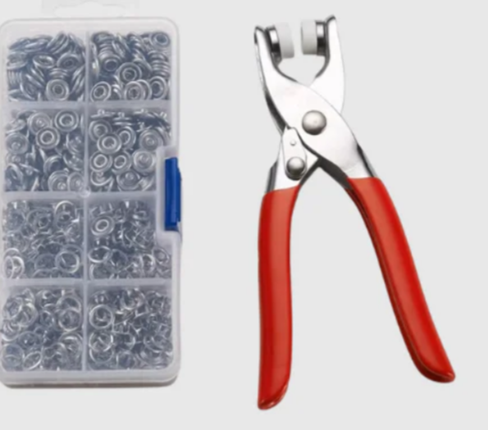 Five-claw Clip Stainless Steel Clamp Four-point Clip Clothing Button Baby Installation Tool