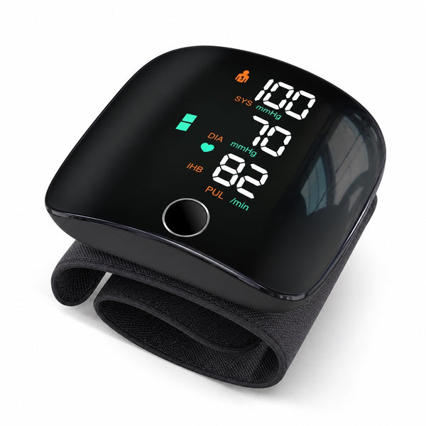 Rechargeable Wrist Blood Pressure Monitor with Voice Readout