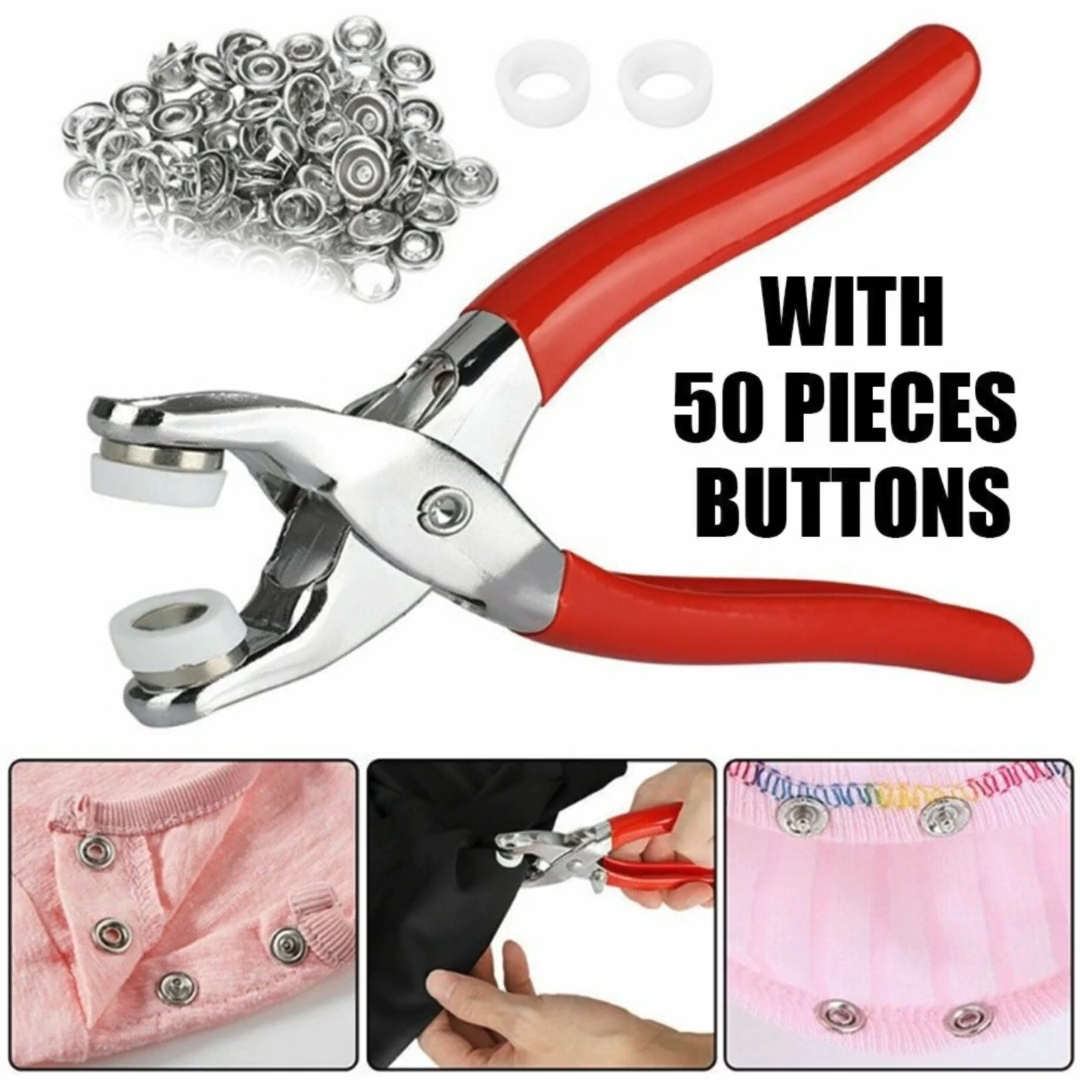 Five-claw Clip Stainless Steel Clamp Four-point Clip Clothing Button Baby Installation Tool
