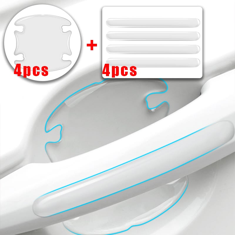 Car Door's Handle Protector Sticker Transparent - Universal