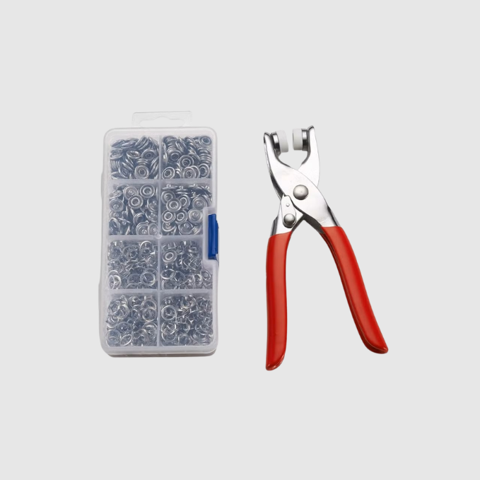 Five-claw Clip Stainless Steel Clamp Four-point Clip Clothing Button Baby Installation Tool