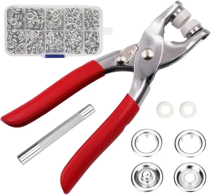 Five-claw Clip Stainless Steel Clamp Four-point Clip Clothing Button Baby Installation Tool