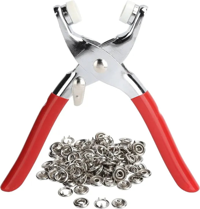 Five-claw Clip Stainless Steel Clamp Four-point Clip Clothing Button Baby Installation Tool