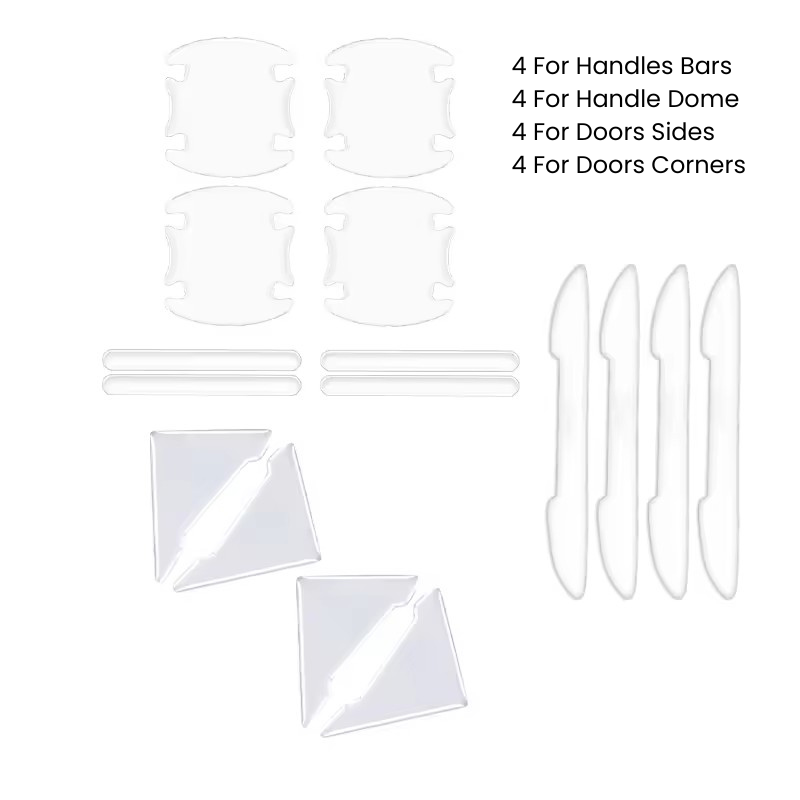 Car Door's Handle Protector Sticker Transparent - Universal